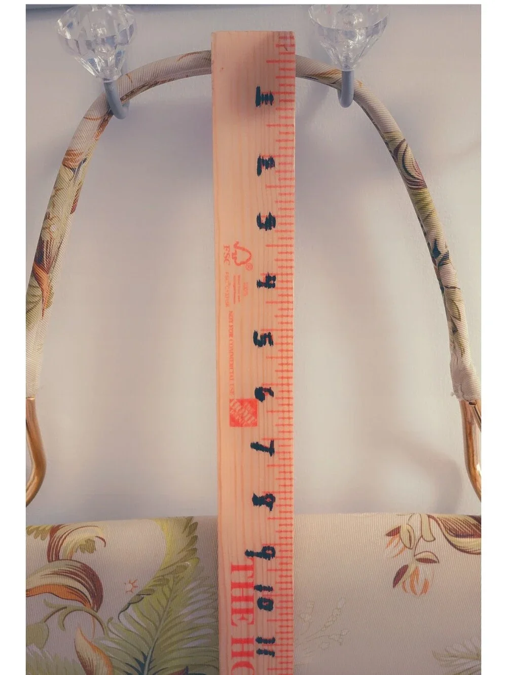 Sunny Hawaii Cream Floral Shoulder Bag Purse with Gold Hardware